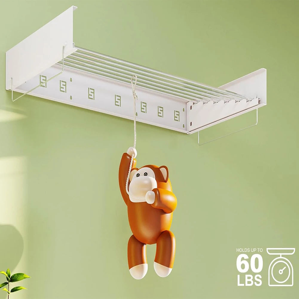 Wall Mounted Clothes Drying Rack Indoor
