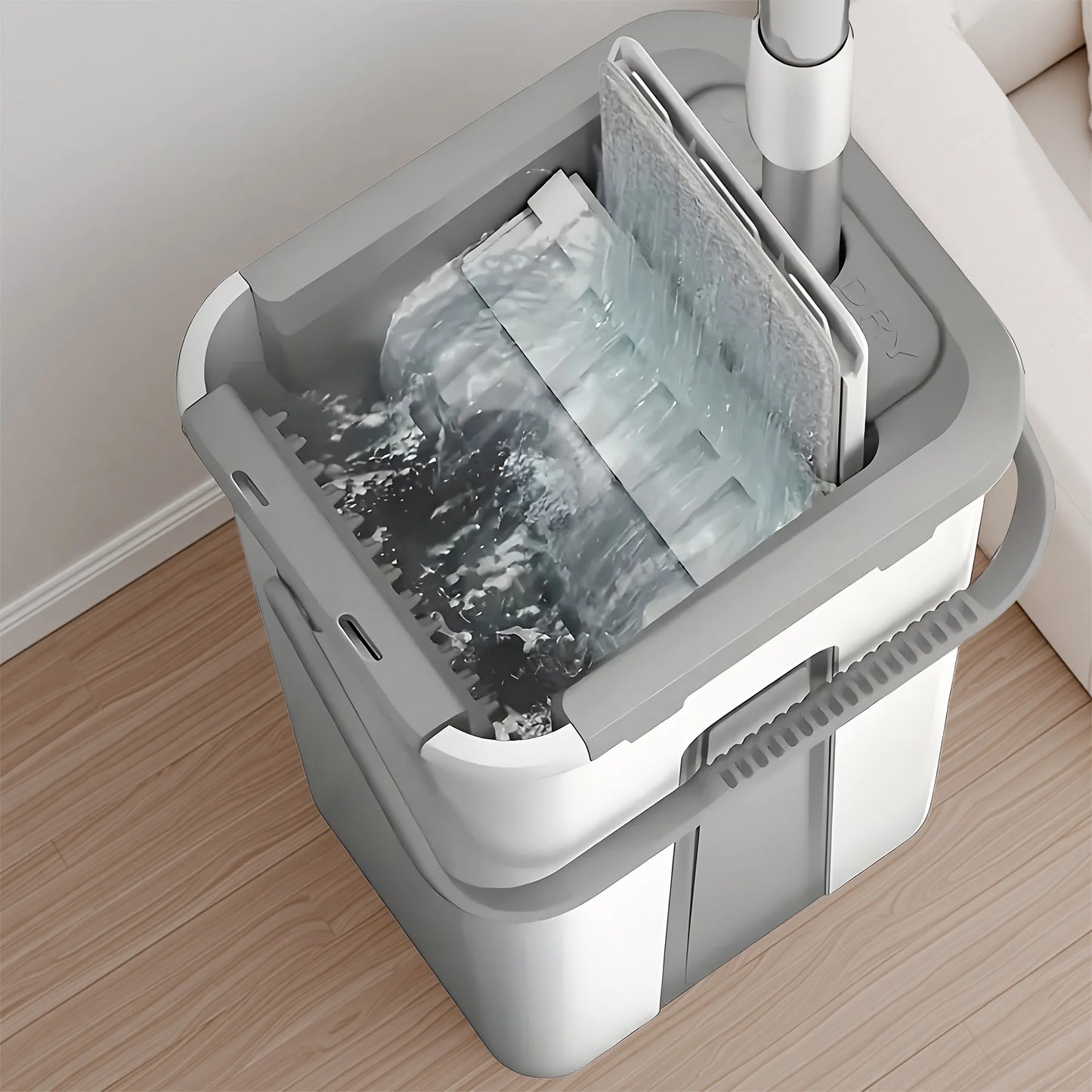 Magic Mop and Bucket Set – Spin 360 Flat Mop