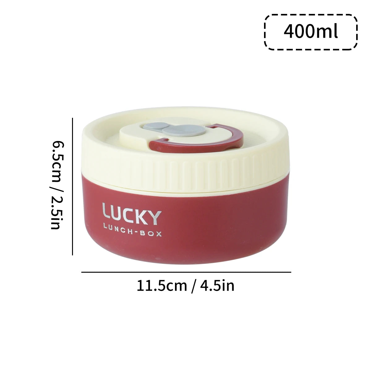 WORTHBUY Portable Insulated Lunch Box 304 Stainless Steel