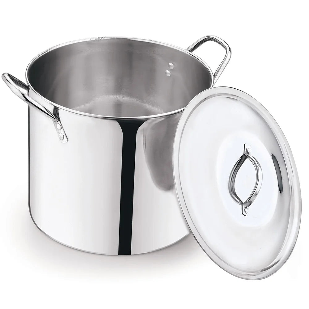 12 Quart Stainless Steel Stock Pot Heavy Duty