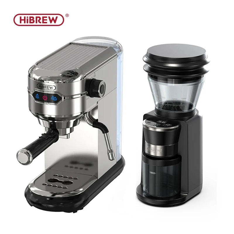 HiBREW Coffee Maker Cafetera 20 Bar Inox Semi Automatic