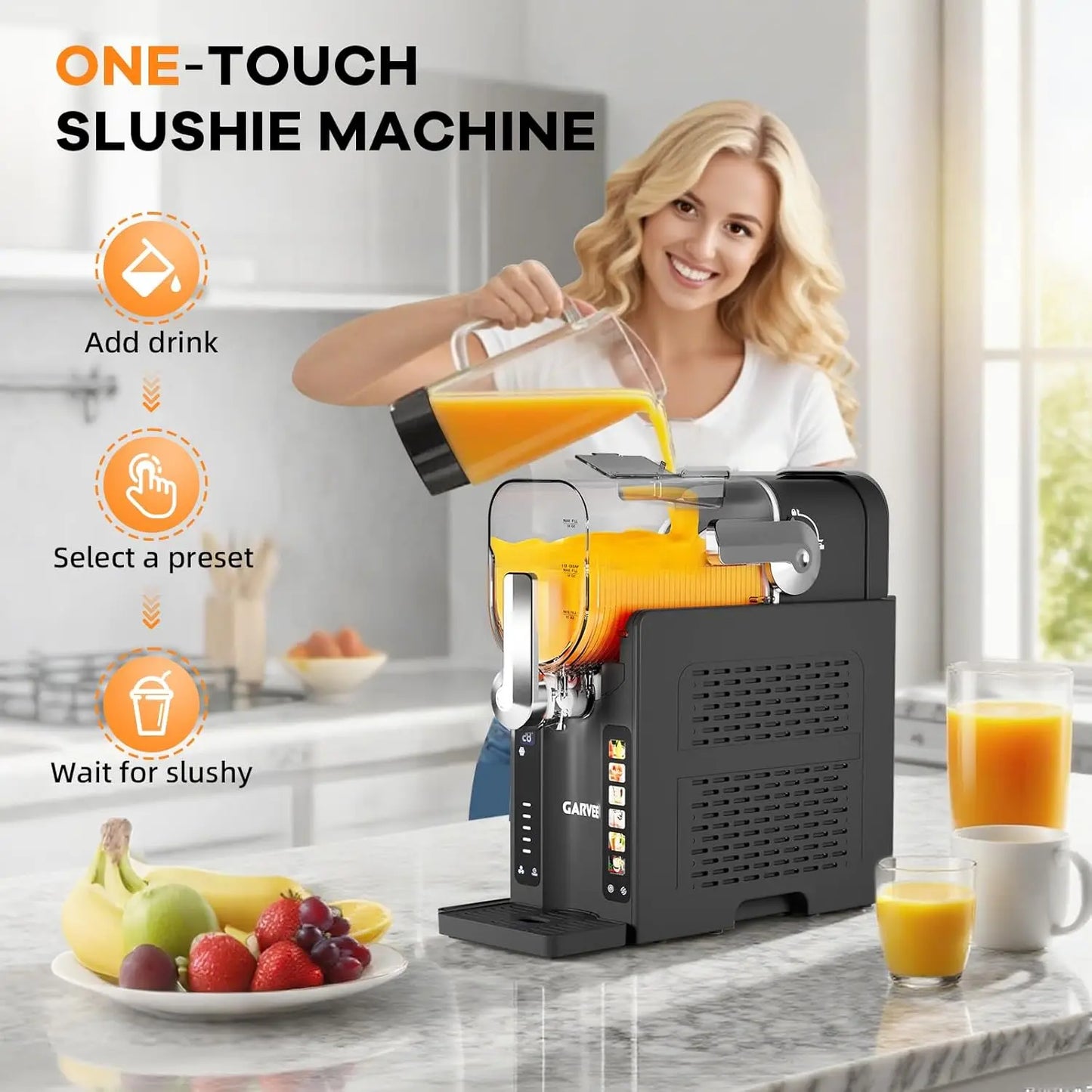 Slushie Machine for Home No Ice Needed