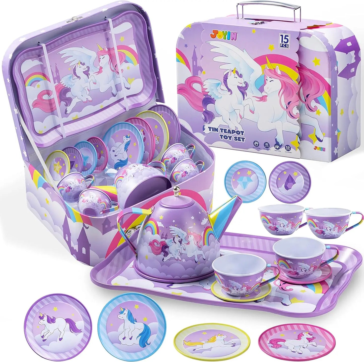 Joyfy Kid Tea Set Mermaid / Princess Play tea set