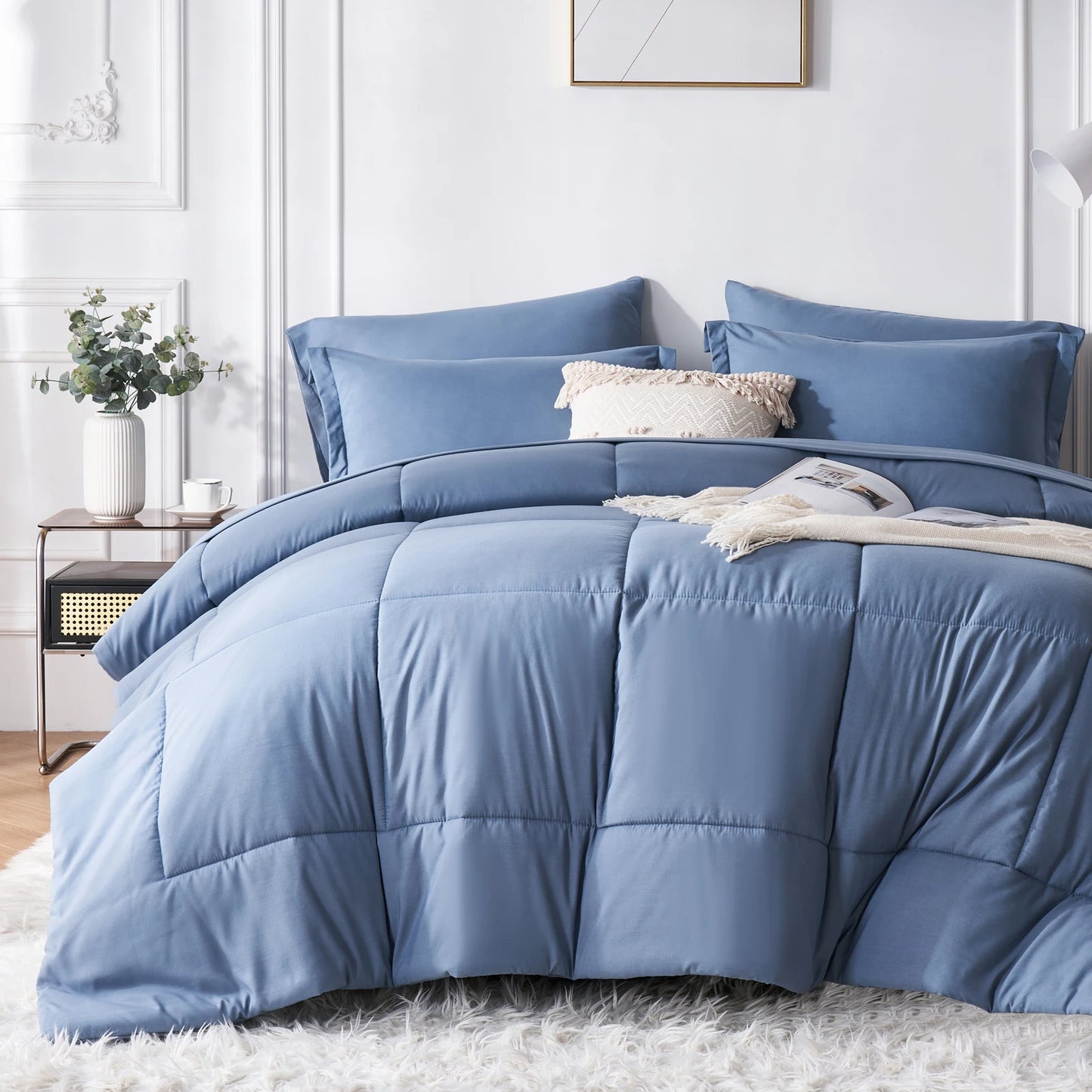 7 Piece Bed In A Bag Comforter Set Queen