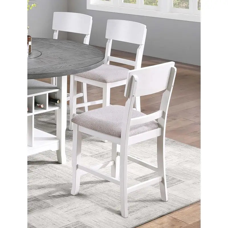 Classic 7-Piece Counter Height Dining Set 6 Chairs