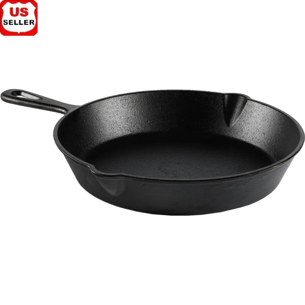 Pre-Seasoned Cast Iron Skillet 10.5 Inch
