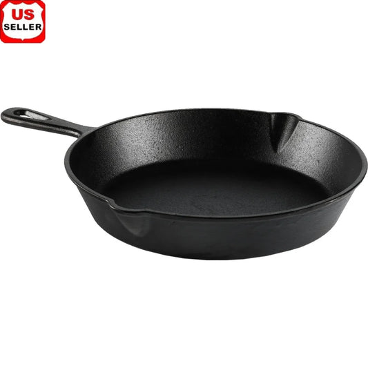 Pre-Seasoned Cast Iron Skillet 10.5 Inch