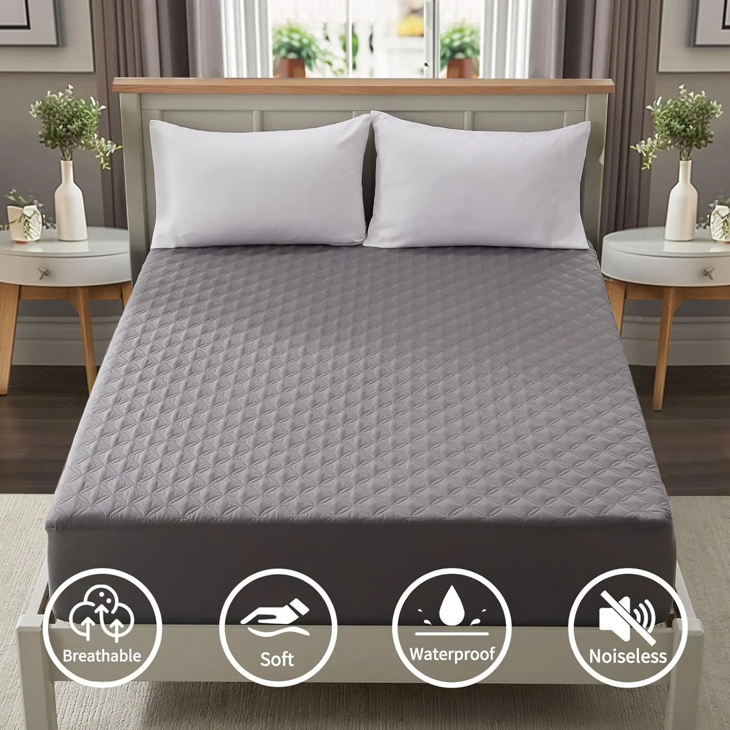 Waterproof Mattress Protector, Noiseless