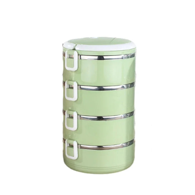 Stainless box Large capacity multi-layer food compartment