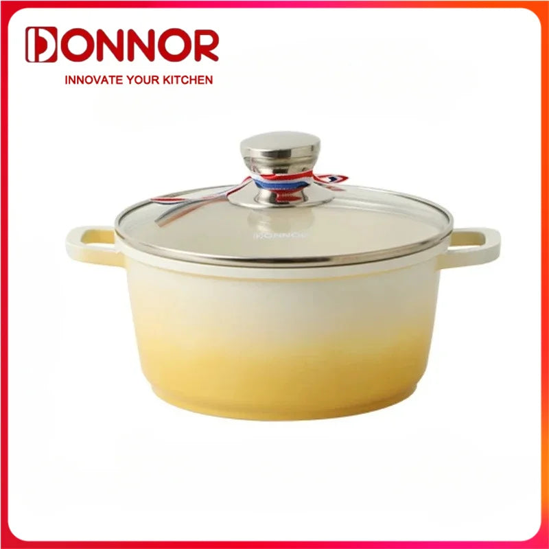 DONNOR  Ceramic Non-stick Stew Pot Induction Cooker