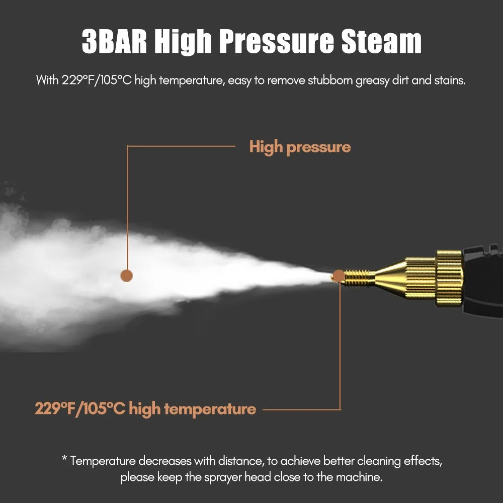 Portable Handheld Steam Cleaner High Temperature