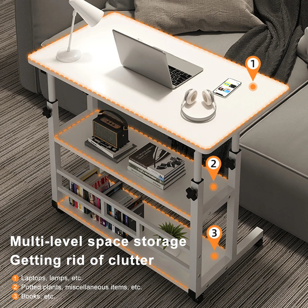 Multi-Layer Desk Height Adjustable Wooden