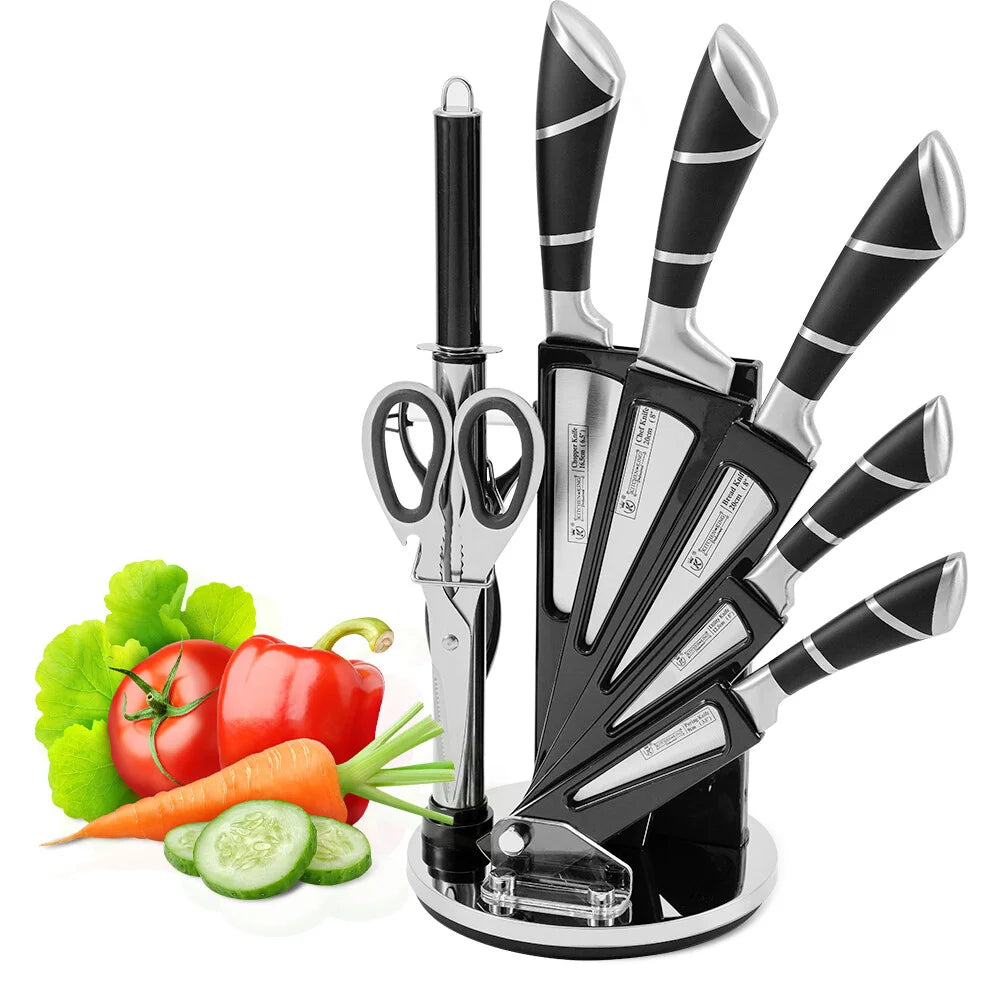 ZENG Stainless Steel Kitchen Knife Set