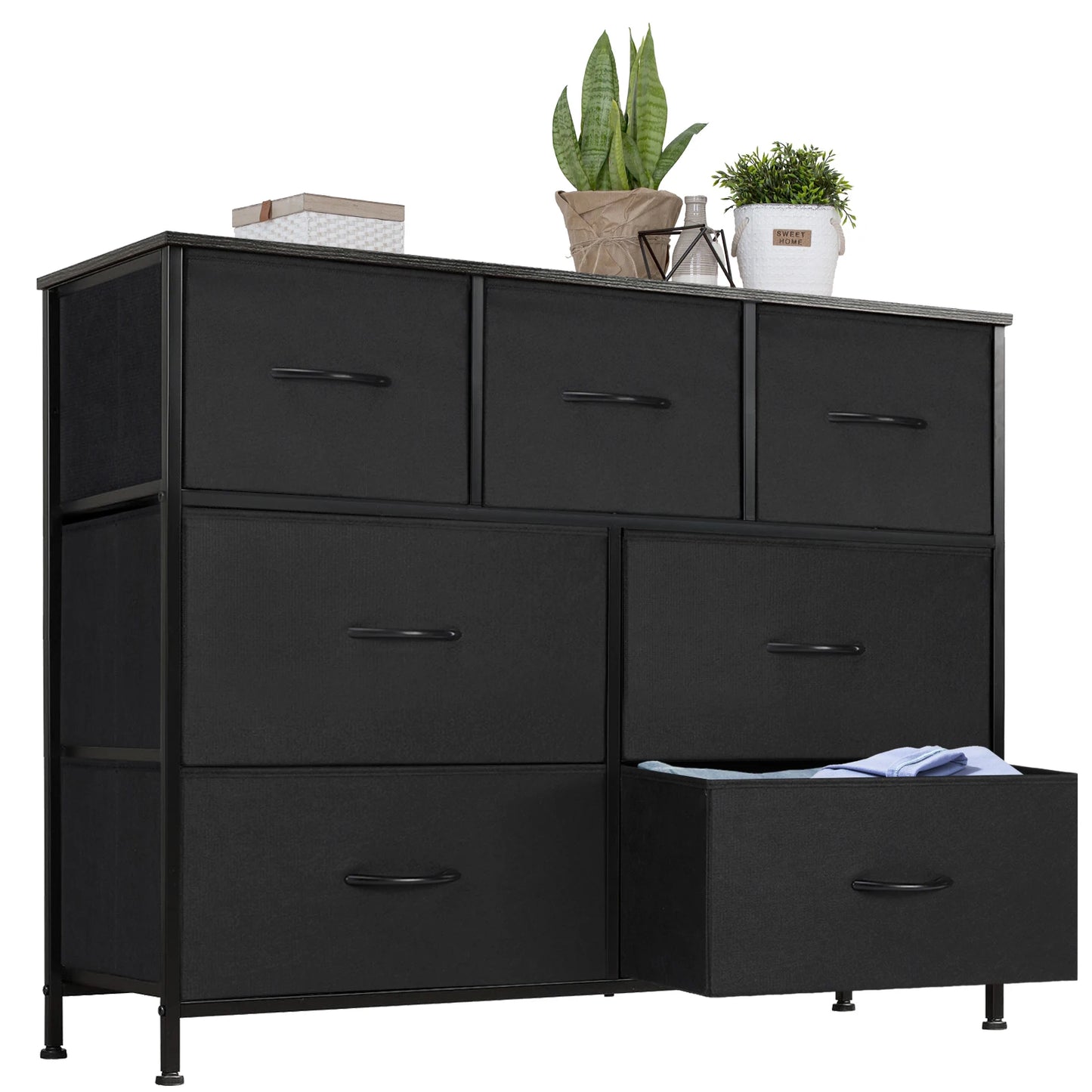 JHK Desser For Bedroom With 7 Fabric Drawers Organize