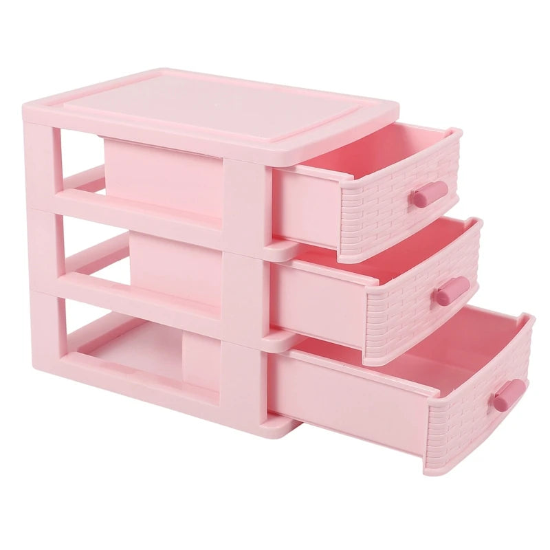 Plastic Drawer Designed 3 Compartment Jewelry