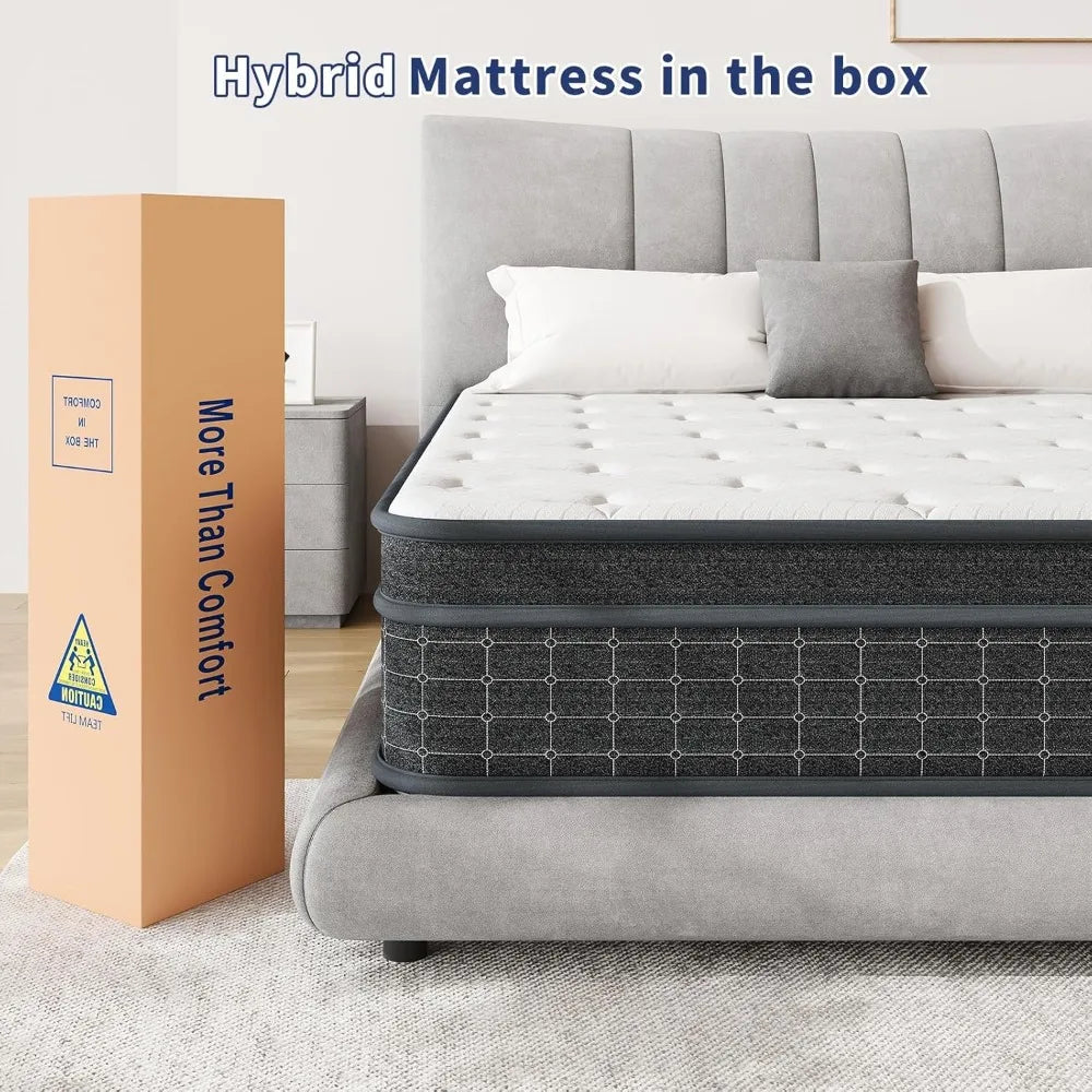 Mattress,12 Inch Mattresses in a Box, Individually Wrapped