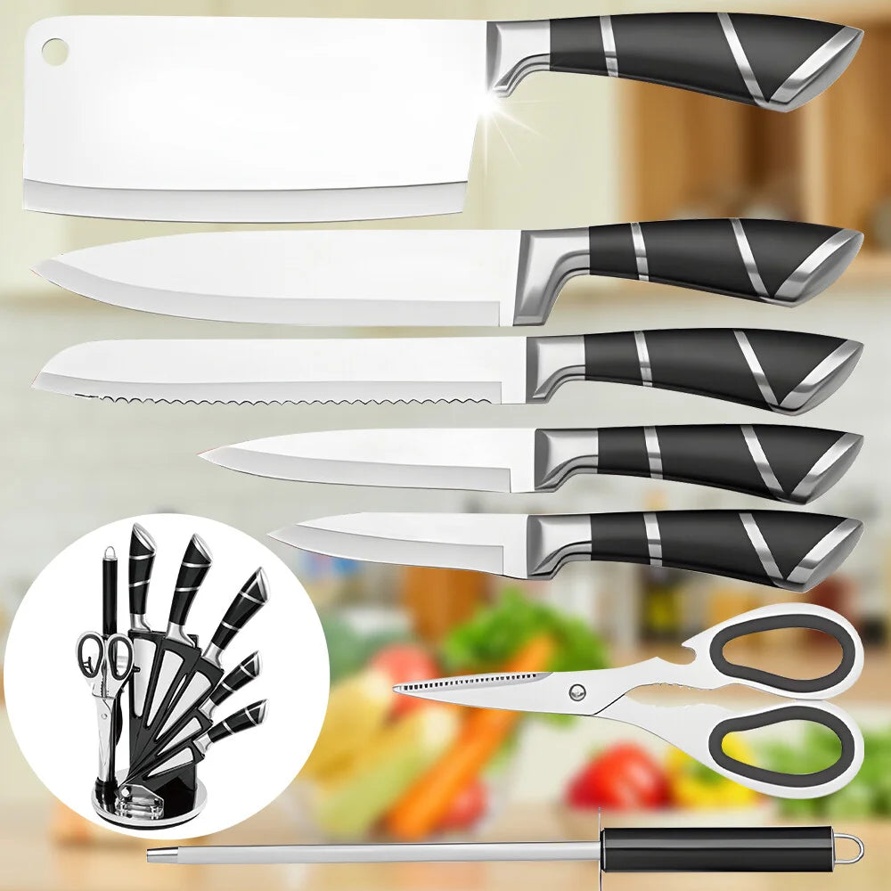 ZENG Stainless Steel Kitchen Knife Set