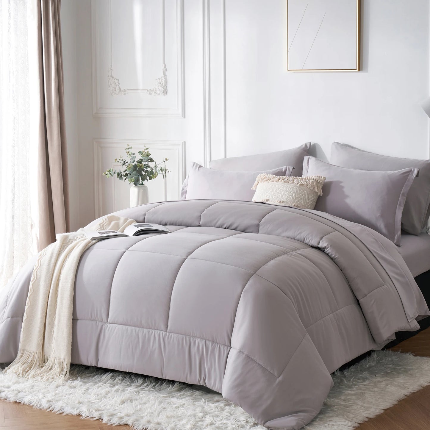7 Piece Bed In A Bag Comforter Set Queen