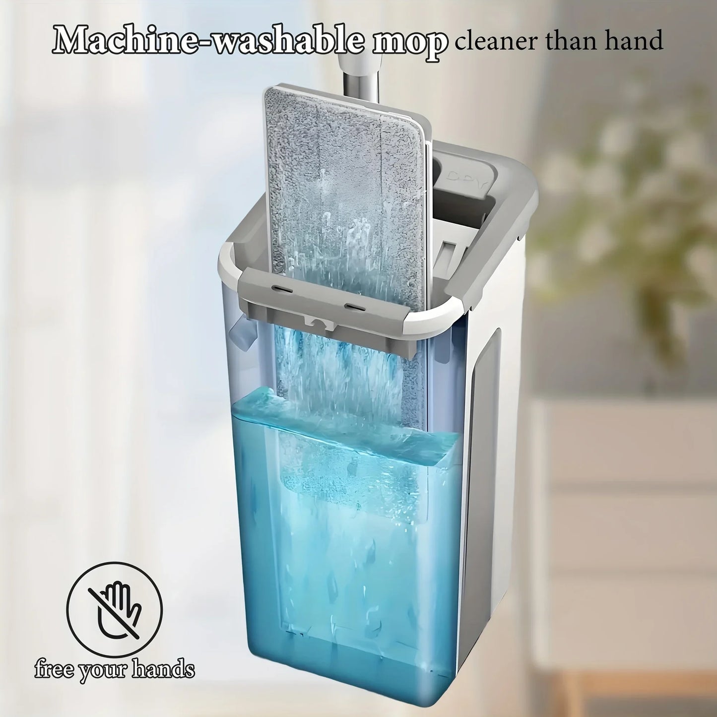 Magic Mop and Bucket Set – Spin 360 Flat Mop