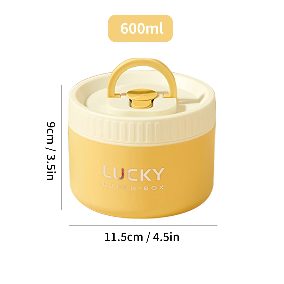 WORTHBUY Portable Insulated Lunch Box 304 Stainless Steel