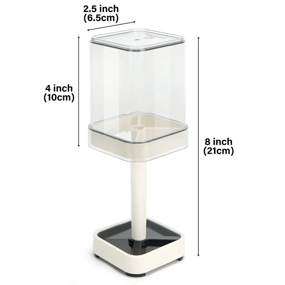 Toothbrush Holder With Cup/Cover