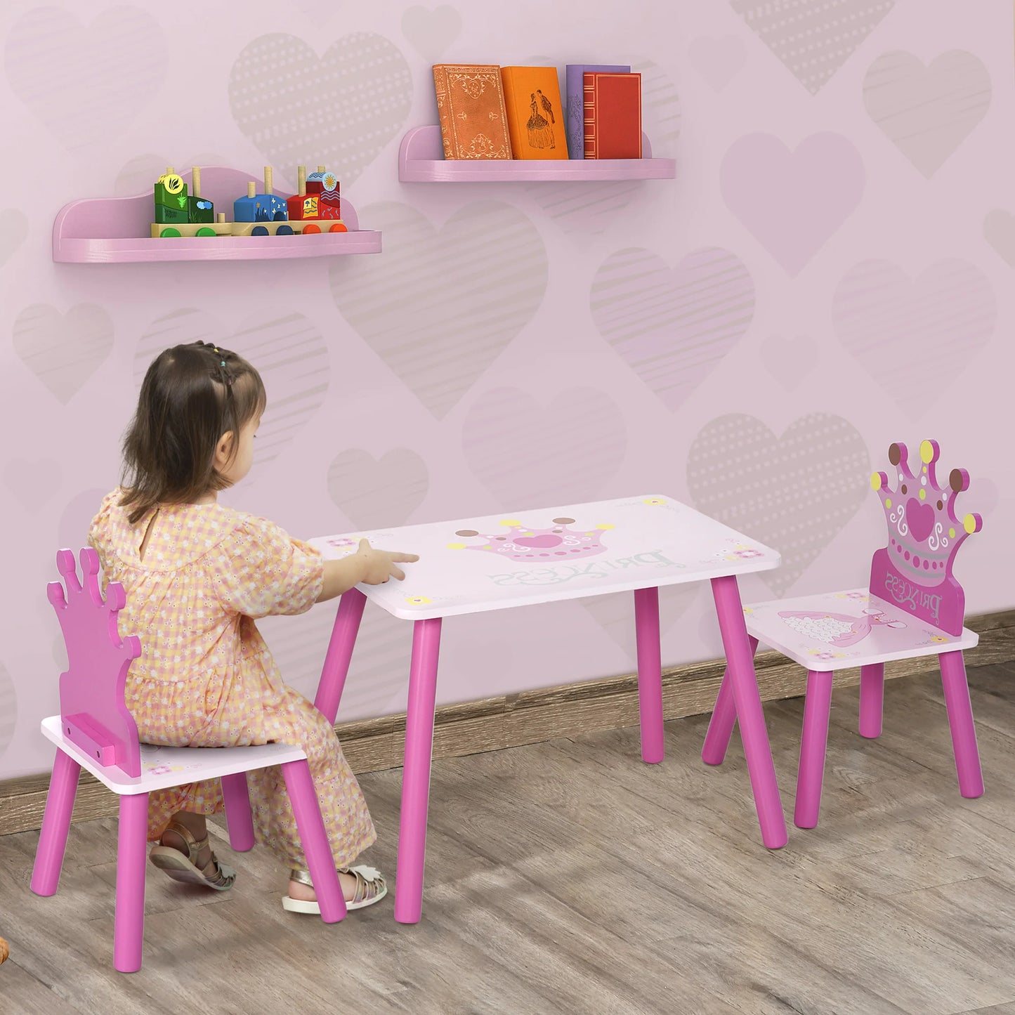 Triple Piece Collection Children's Wood Table