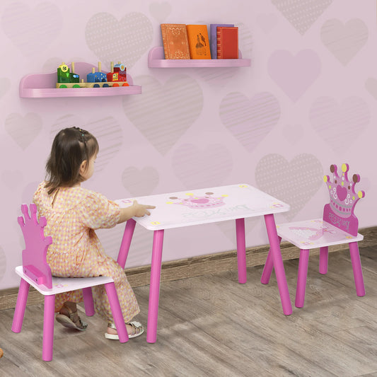 Triple Piece Collection Children's Wood Table