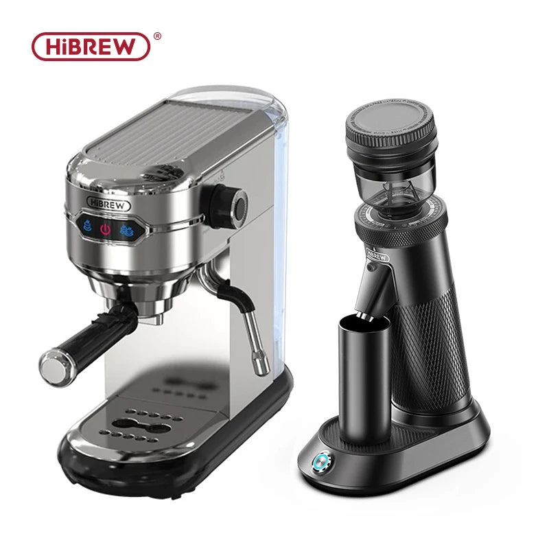 HiBREW Coffee Maker Cafetera 20 Bar Inox Semi Automatic