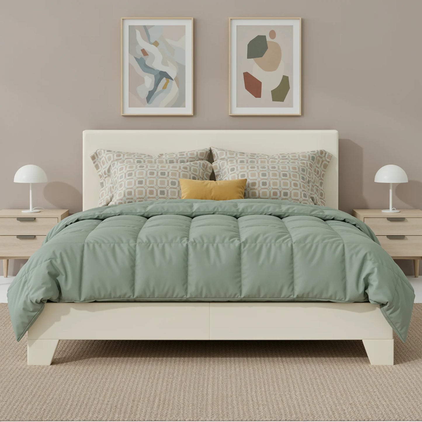 HOOMIC Full/Queen/King Upholstered Bed Frame