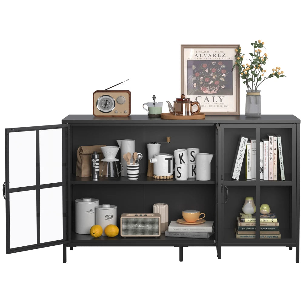 Heavy Duty Metal Modern Sideboard Buffet