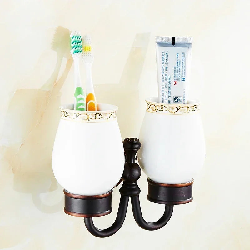 Fancy Black Bronze Bathroom Accessories And Hardware