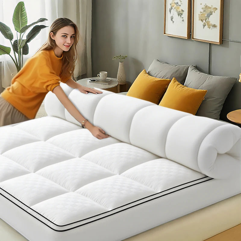 HGETVE Extra Thick Mattress cover Topper 1000Gsm