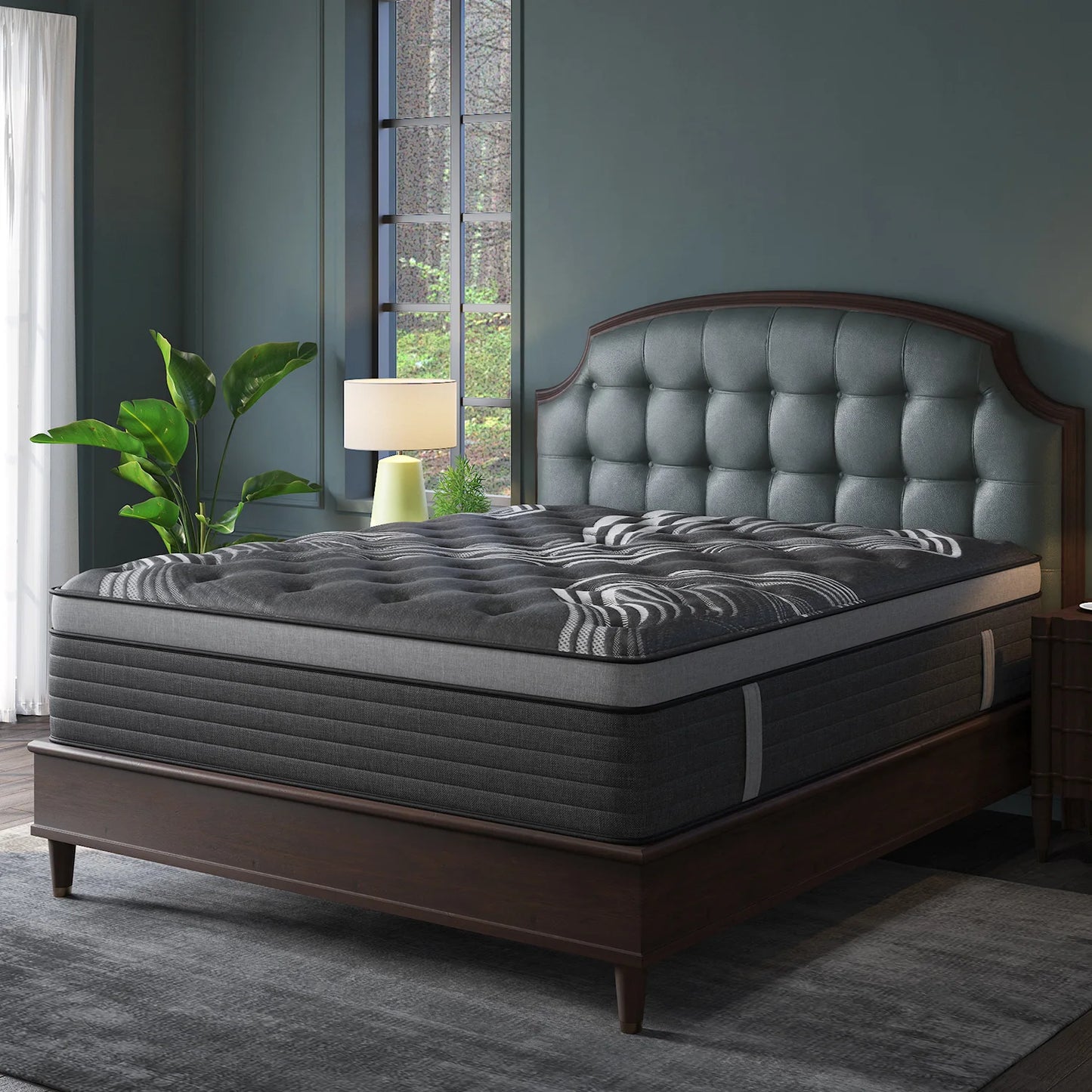 12"14" Gel Memory Foam Hybrid Pocket Spring Mattress