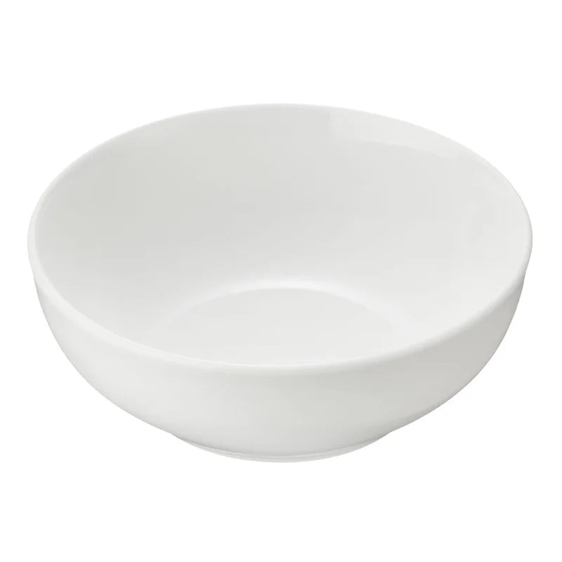 12-Piece White Stoneware Dinnerware Set of 4