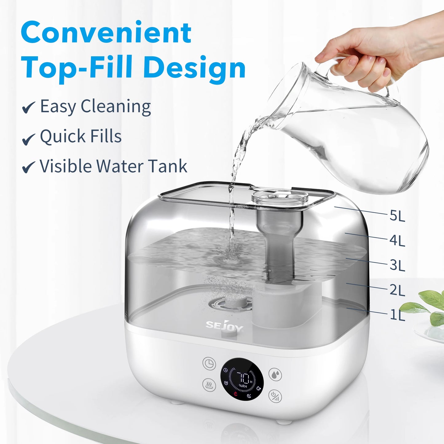 110/220v Humidifier Bedroom/ Large Room  5LDiffuser Aromatherapy