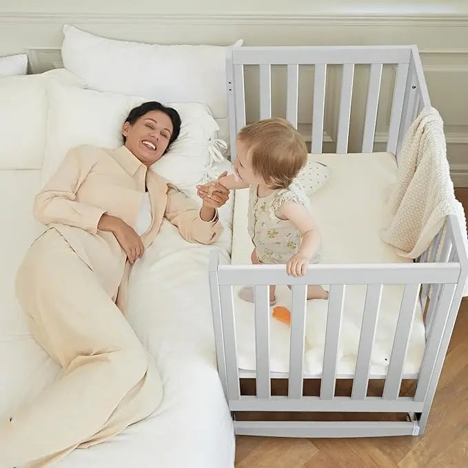 11-In-1 Convertible Mini Cradle to Full Size Crib