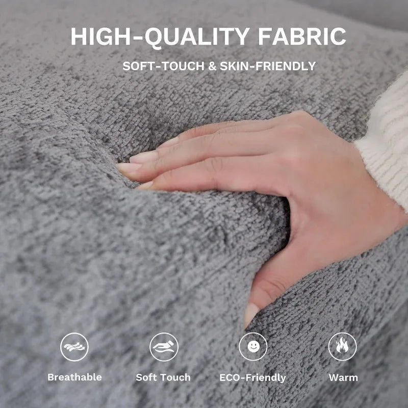 118" U-Shaped Sectional Couch For Living Room