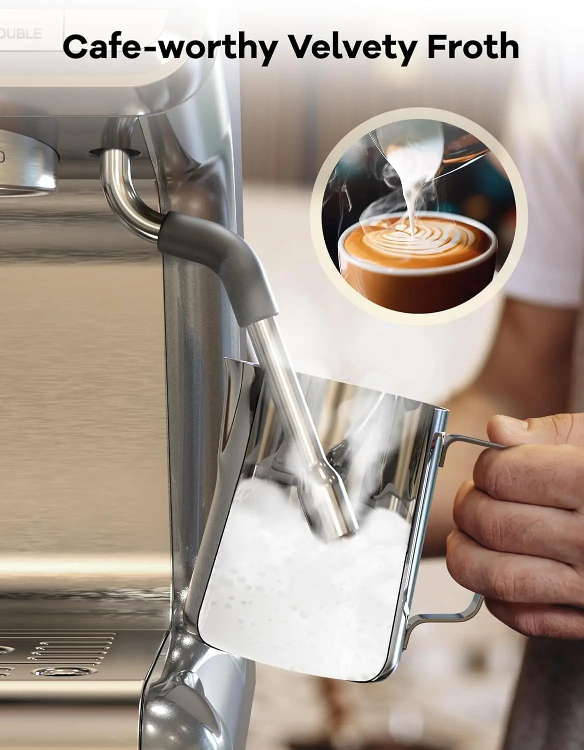 20 Bar Espresso Coffee Machine 1450W