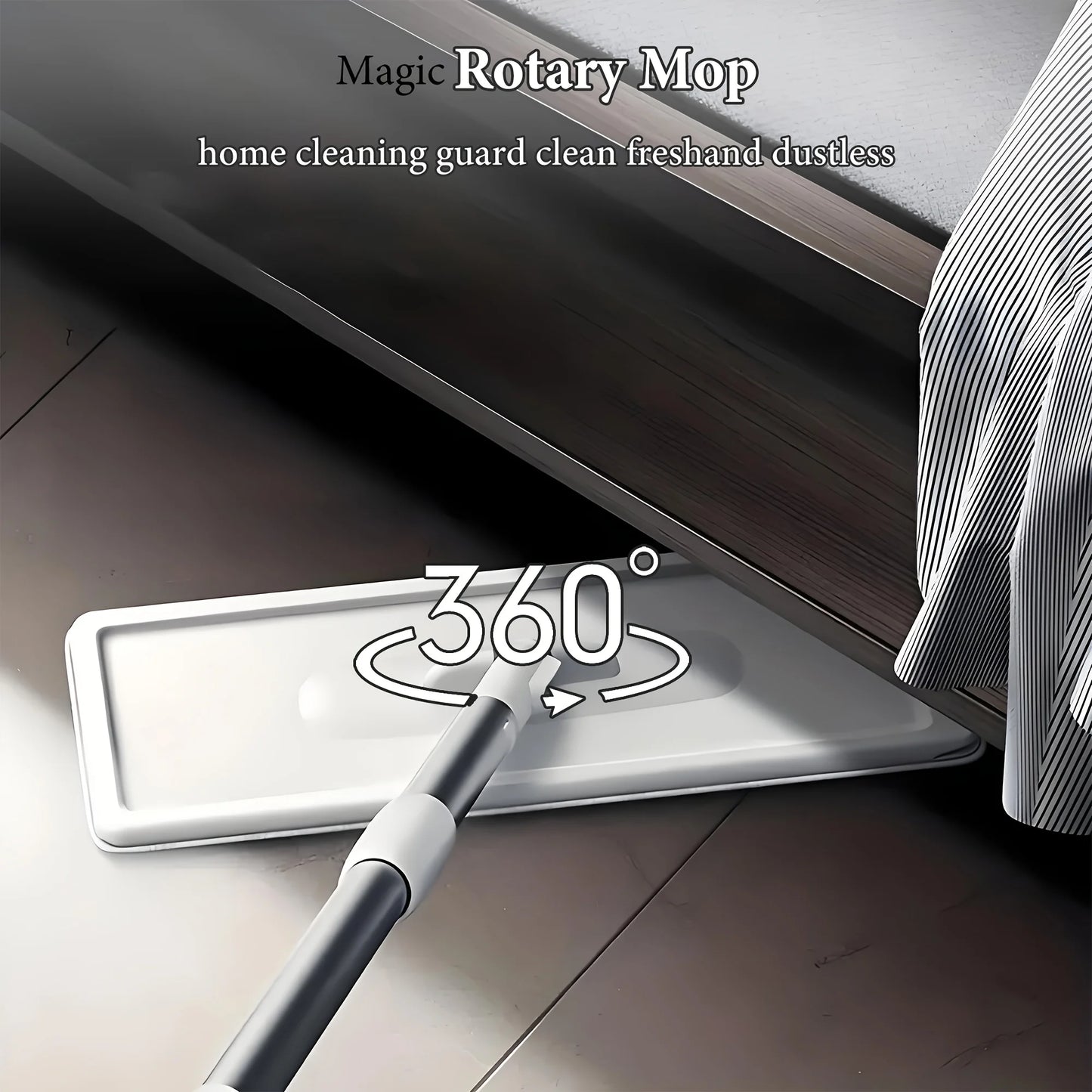 Magic Mop and Bucket Set – Spin 360 Flat Mop