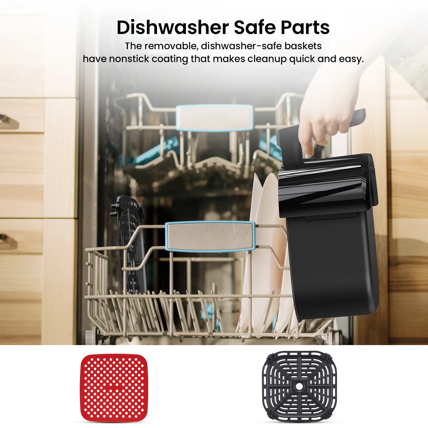 Digital Display 5 Quart Air Fryer Toaster Oven