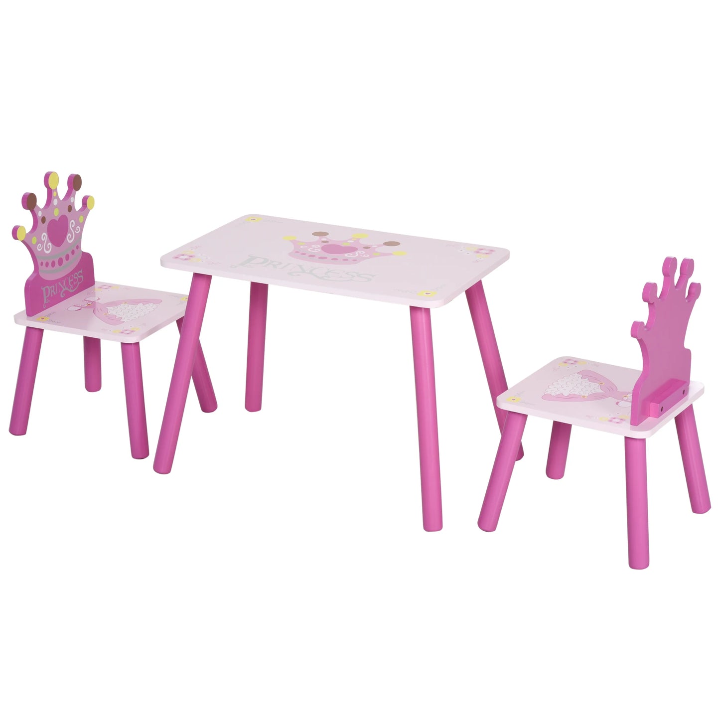 Triple Piece Collection Children's Wood Table