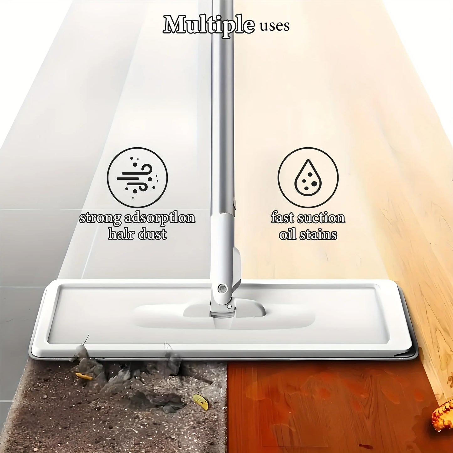 Magic Mop and Bucket Set – Spin 360 Flat Mop