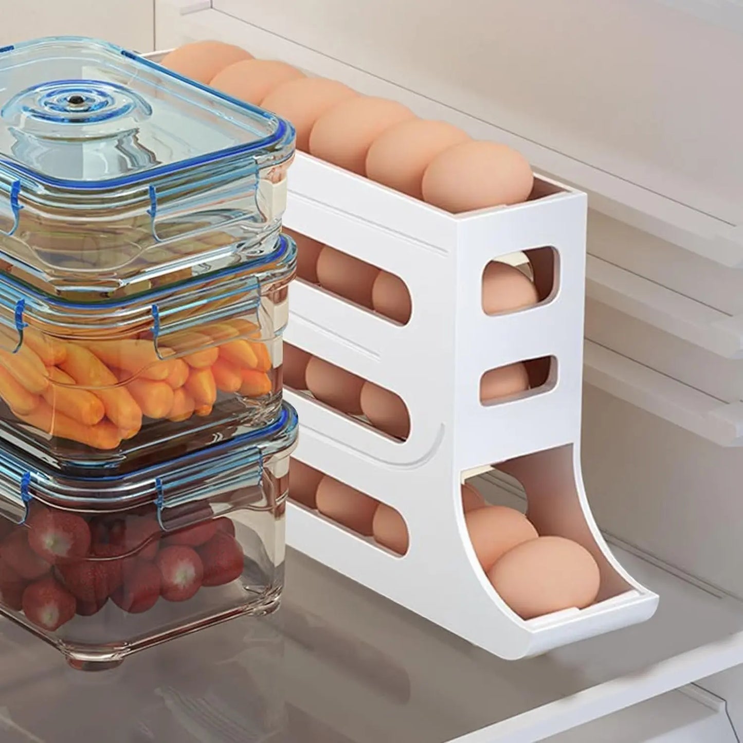 4 Tiers Egg Holder for Fridge