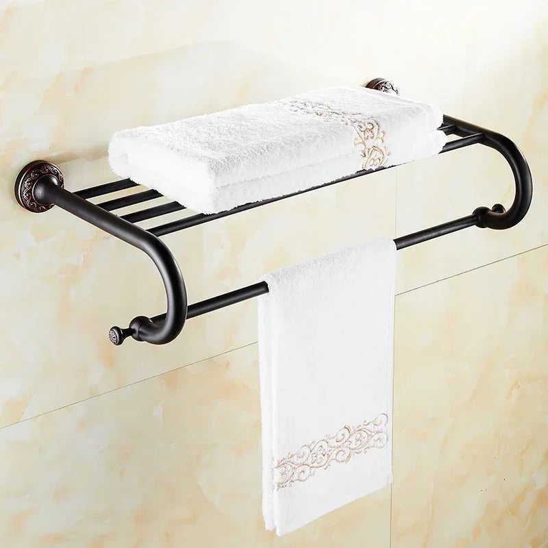 Fancy Black Bronze Bathroom Accessories And Hardware