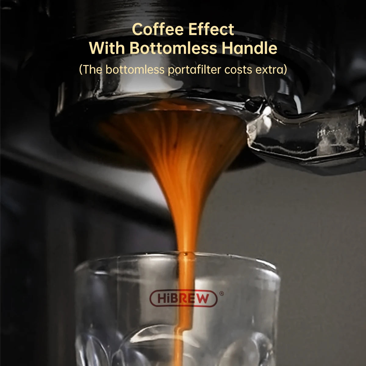 HiBREW Coffee Maker Cafetera 20 Bar Inox Semi Automatic